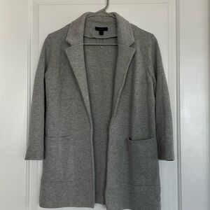 J. Crew Merino Sweater Cardigan Knit Blazer Open Front XS Sophie EUC